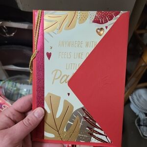 Hallmark Red and Gold Party Invitation Card